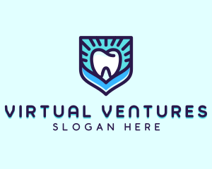 Dental Clinic Tooth Shield logo design