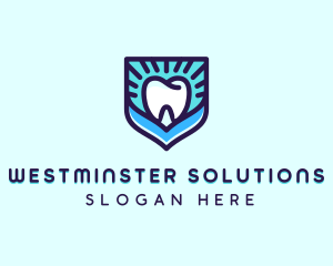 Dental Clinic Tooth Shield logo design