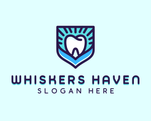 Dental Clinic Tooth Shield logo design