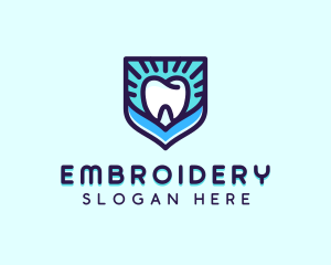 Dental Clinic Tooth Shield logo design