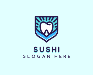 Dental Clinic Tooth Shield logo design