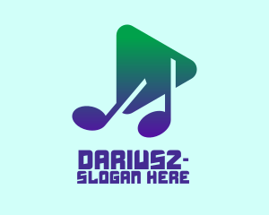 Rave - Music Media Player logo design