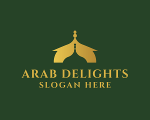 Arab - Gold Mosque Arabic logo design