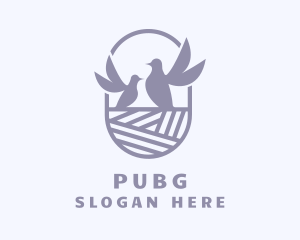 Pigeon Bird Nest Logo