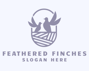 Pigeon Bird Nest logo design