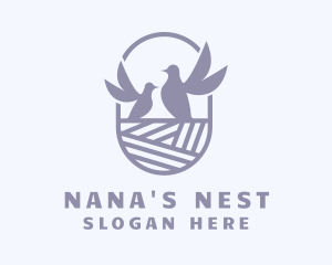 Pigeon Bird Nest logo design