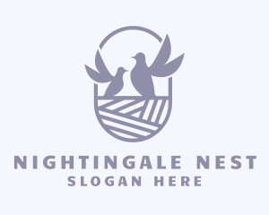 Pigeon Bird Nest logo design