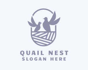 Pigeon Bird Nest logo design