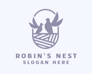 Pigeon Bird Nest logo design