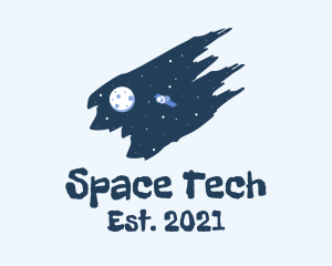 Outer Space Exploration logo design