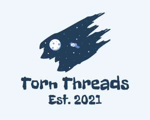Torn - Outer Space Exploration logo design