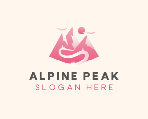 Alpine - Alpine Mountain Peak logo design