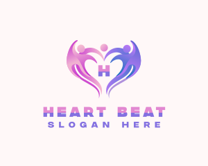 Family Heart Love logo design