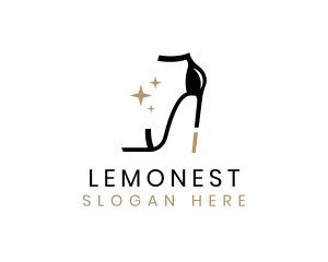 Cobbler - Chic High Heel Shoe logo design