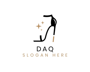 Fancy - Chic High Heel Shoe logo design