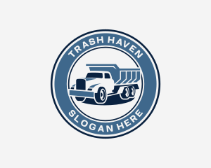 Dump Truck Transport logo design