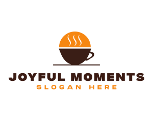 Enjoy - Morning Coffee Cafe logo design