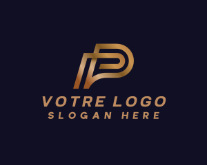 Pr - Professional Corporate Business Letter P logo design