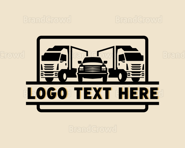 Freight Trucking Shipping Logo