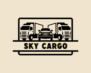 Freight Trucking Shipping logo design