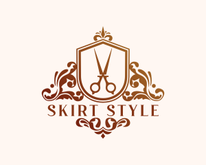 Styling Salon Scissors logo design