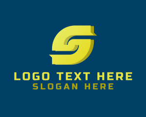 Programming - Ribbon Tech Letter S logo design