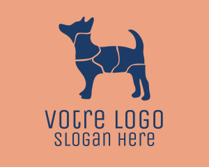 Puzzle - Puzzle Dog  Pet logo design