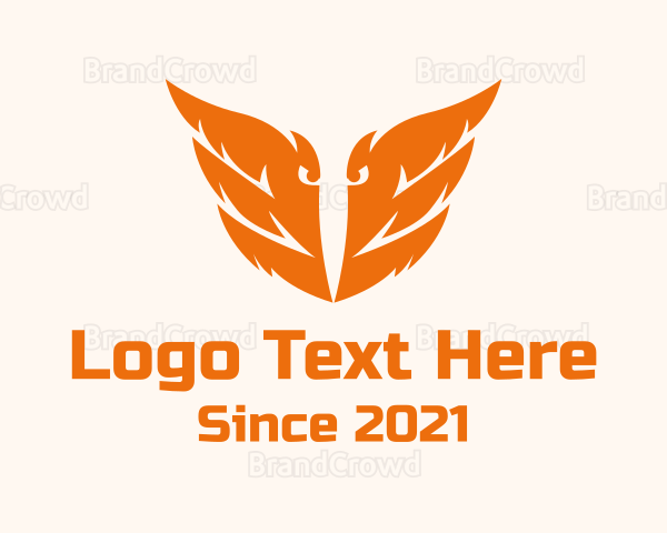 Orange Owl Wings Logo