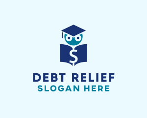 Debt - College Student Loan logo design