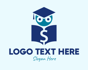 College - College Student Loan Scholarship logo design