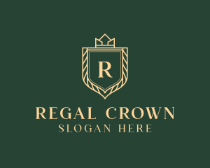 Crown Royalty Shield logo design