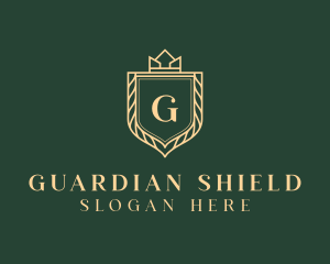 Crown Royalty Shield logo design