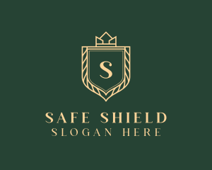 Crown Royalty Shield logo design