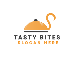 Swan Catering Food Tray logo design