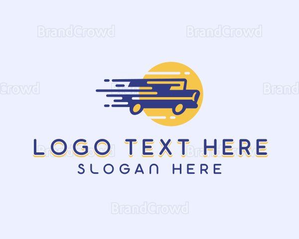 Fast Delivery Van Logo