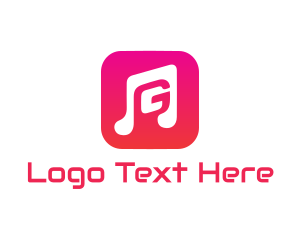Music - Music G App logo design
