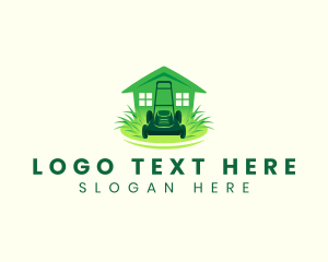 Landcaping - Lawn Mower Maintenance logo design