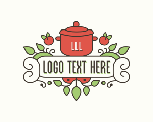 Pot - Cuisine Pot Cooking logo design