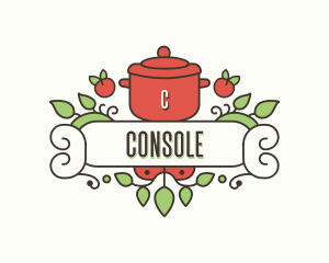 Cuisine Pot Cooking Logo