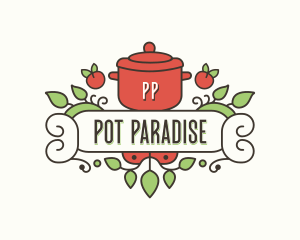 Pot - Cuisine Pot Cooking logo design