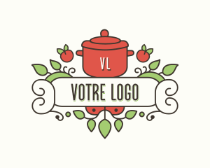 Cooking - Cuisine Pot Cooking logo design