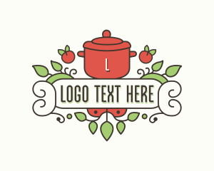 Cuisine Pot Cooking Logo