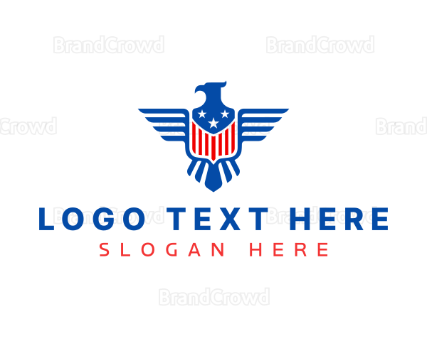 USA Shield Eagle Logo