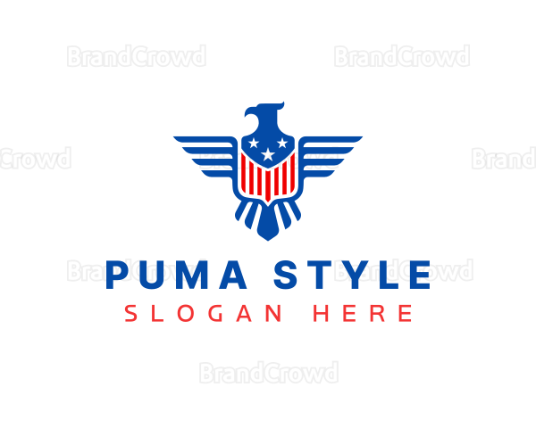 USA Shield Eagle Logo