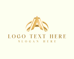 Enterprise - Business Arch Letter A logo design