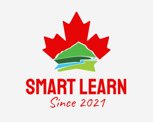 Trip - Canada Leaf Mountain logo design