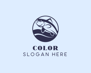 Trout - Marine Trout Fishing logo design