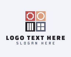 Brick - Floor Interior Design logo design