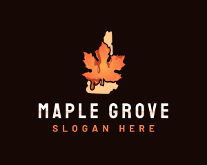 New Hampshire Maple Syrup logo design