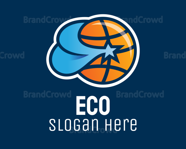 Basketball Star Team Logo